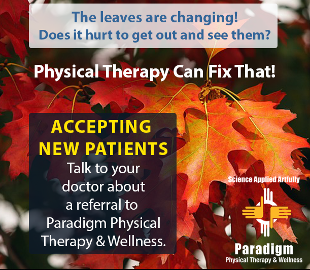 Paradigm Physical Therapy & Wellness - South Valley, Alb. NM | 3900 Las Estancias Ct #102, Albuquerque, NM 87121, USA | Phone: (505) 207-2344