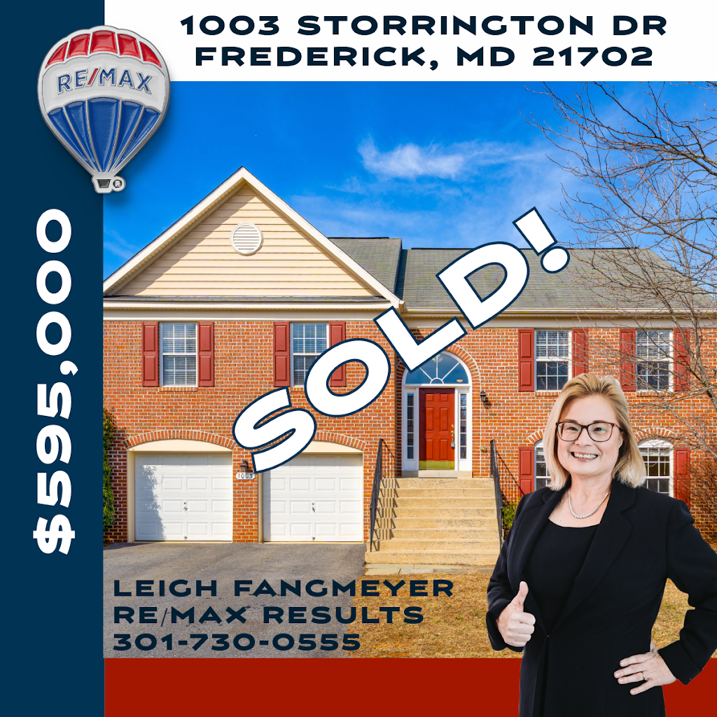 Leigh Fangmeyer, RE/MAX Results | 5202 Presidents Ct #310, Frederick, MD 21703, USA | Phone: (301) 730-0555