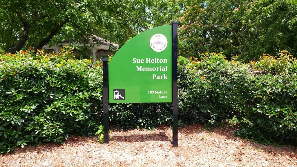 Sue Helton Memorial Park | 703 Matney Ln, Apex, NC 27502, USA | Phone: (919) 249-3402