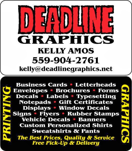 Deadline Graphics | 2170 Stratford Way, Hanford, CA 93230, USA | Phone: (559) 904-2761