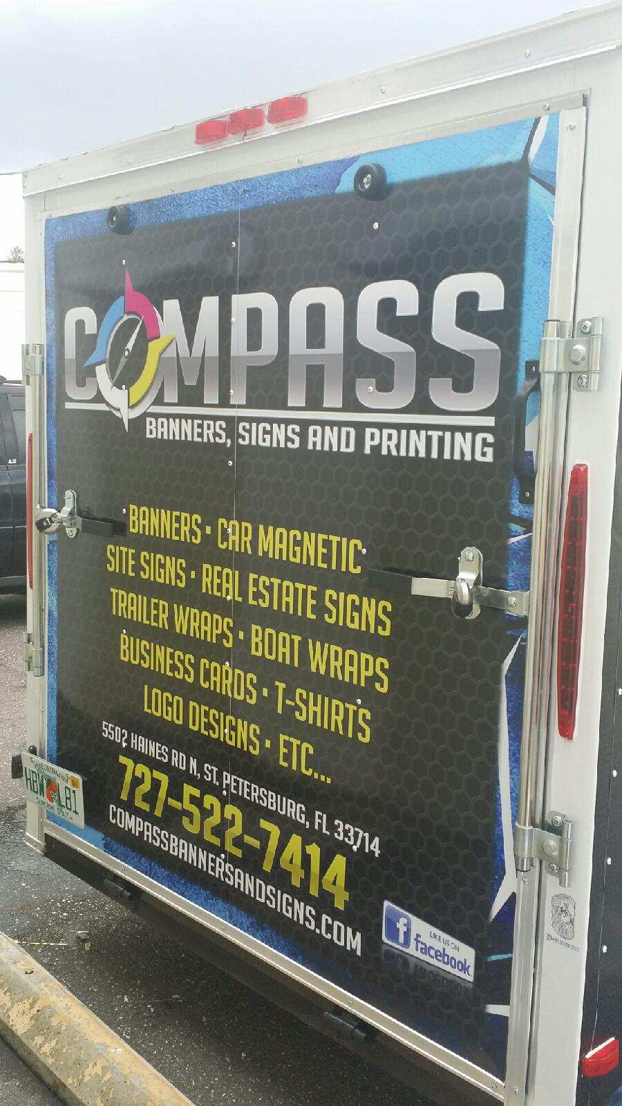 Compass Banners and Signs | 5502 Haines Rd N, St. Petersburg, FL 33714, USA | Phone: (727) 522-7414