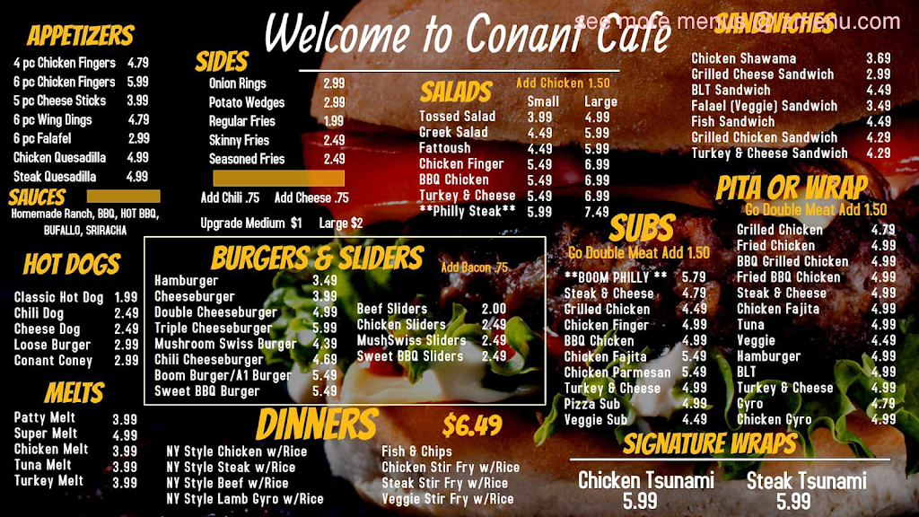 Conant Cafe Pizza and Grill | 9240 Conant St, Hamtramck, MI 48212, USA | Phone: (313) 875-2233