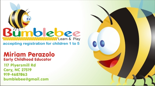 Bumblebee Learn & Play | 117 Plyersmill Rd, Cary, NC 27519, USA | Phone: (919) 468-7063