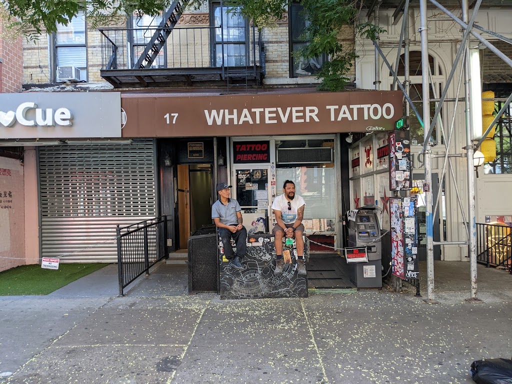 Whatever Tattoo | 17 St Marks Pl, New York, NY 10003, USA | Phone: (212) 777-2430