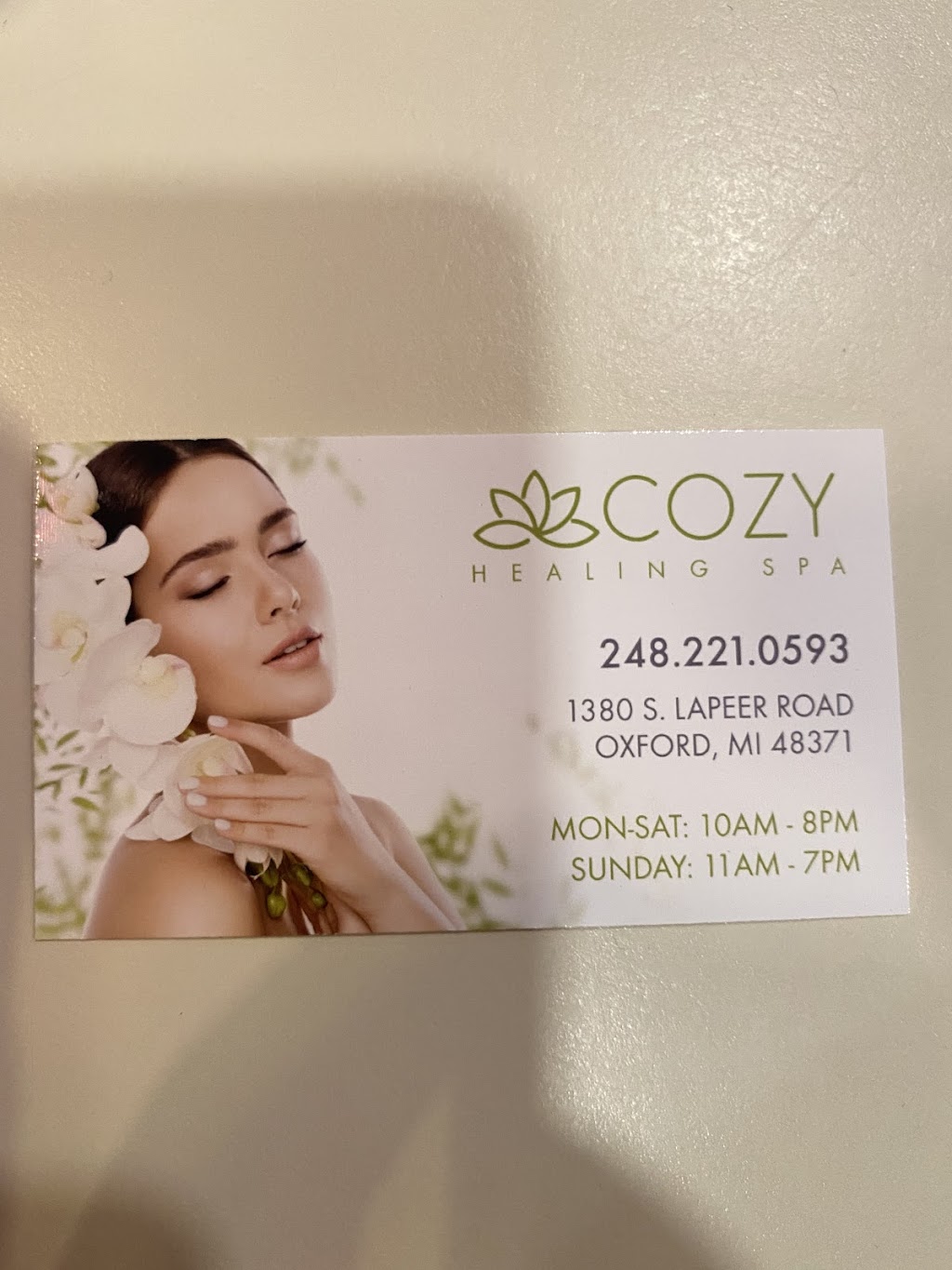 Cozy Healing SPA | 1380 S Lapeer Rd, Oxford, MI 48371, USA | Phone: (248) 221-0593