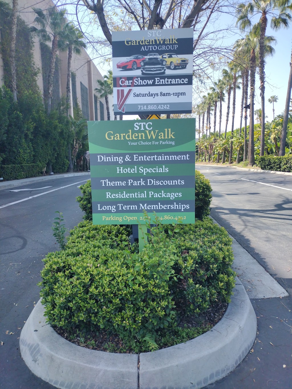 STC GardenWalk Parking Structure | 321 W Katella Ave, Anaheim, CA 92802, USA | Phone: (714) 860-4242