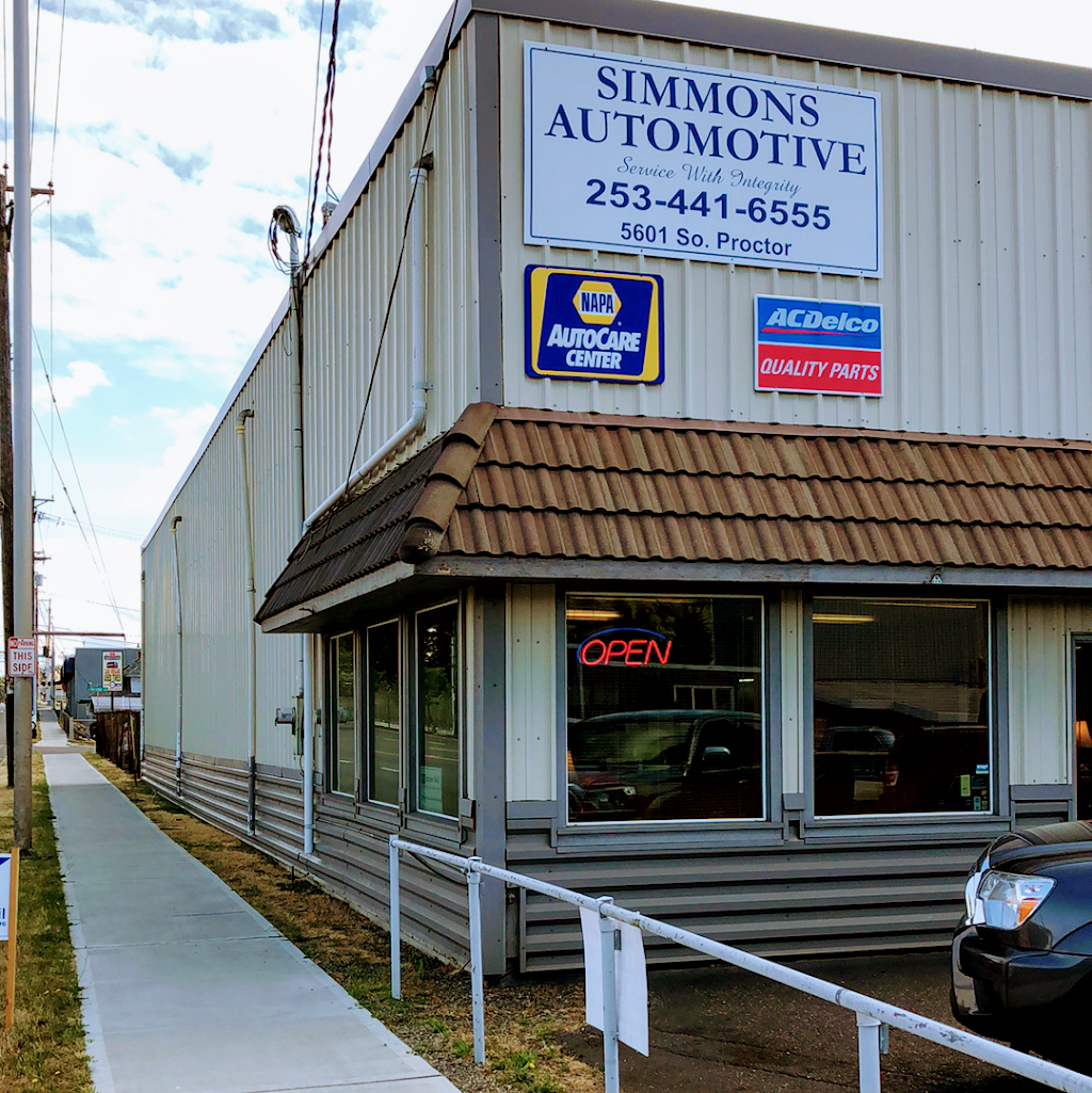 Simmons Automotive | 5601 S Proctor St, Tacoma, WA 98409 | Phone: (253) 441-6555