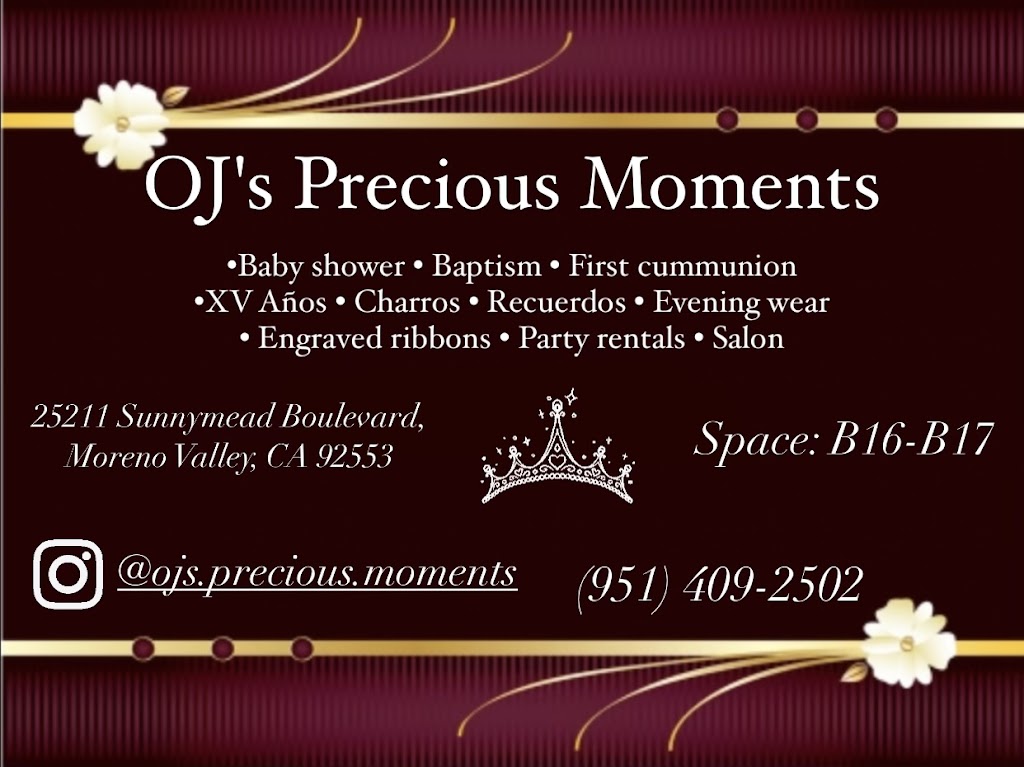 OJs Precious Moments | 25211 Sunnymead Boulevard Space B17, Moreno Valley, CA 92553, USA | Phone: (951) 409-2502