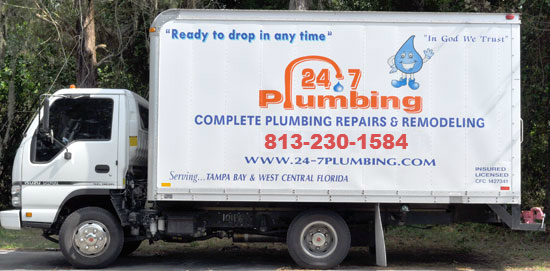 24-7 Plumbing | 5008 W Linebaugh Ave, Tampa, FL 33624, USA | Phone: (813) 230-1584