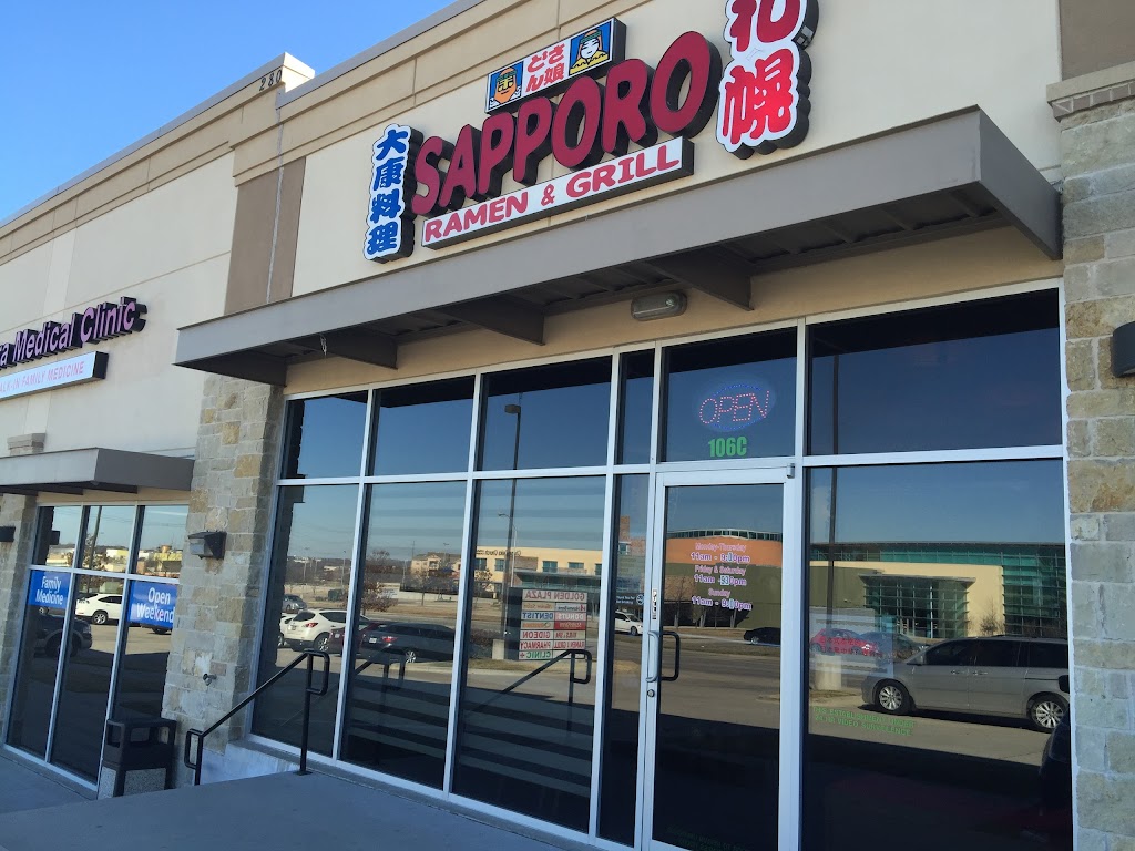 Sapporo Ramen & Grill | 280 Legacy Dr # 106C, Plano, TX 75023, USA | Phone: (972) 943-0603