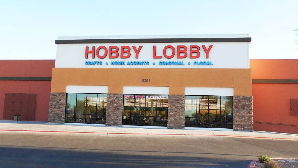 Hobby Lobby | 6361 N Decatur Blvd, Las Vegas, NV 89130, USA | Phone: (702) 395-0229