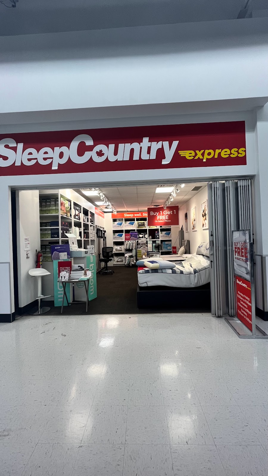 Sleep Country Express Store | 7100 Tecumseh Rd E, Windsor, ON N8T 1E6, Canada | Phone: (226) 526-5436