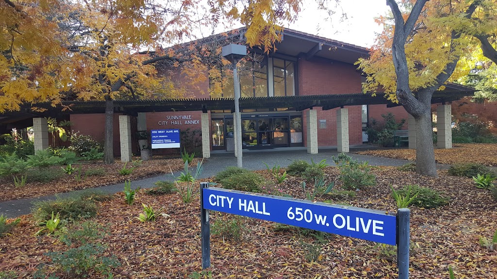 Sunnyvale City Hall Annex - Utility Payments | 650 W Olive Ave, Sunnyvale, CA 94086, USA | Phone: (408) 730-7604