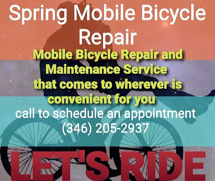 Spring Mobile Bicycle Repair | 990 Cypress Station Dr #3607, Houston, TX 77090, USA | Phone: (281) 965-1551
