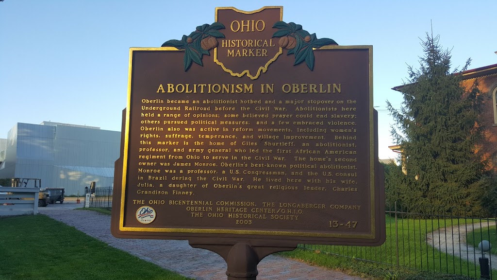Oberlin Heritage Center | 20 W Vine St Parking, Oberlin, OH 44074, USA | Phone: (440) 774-1700