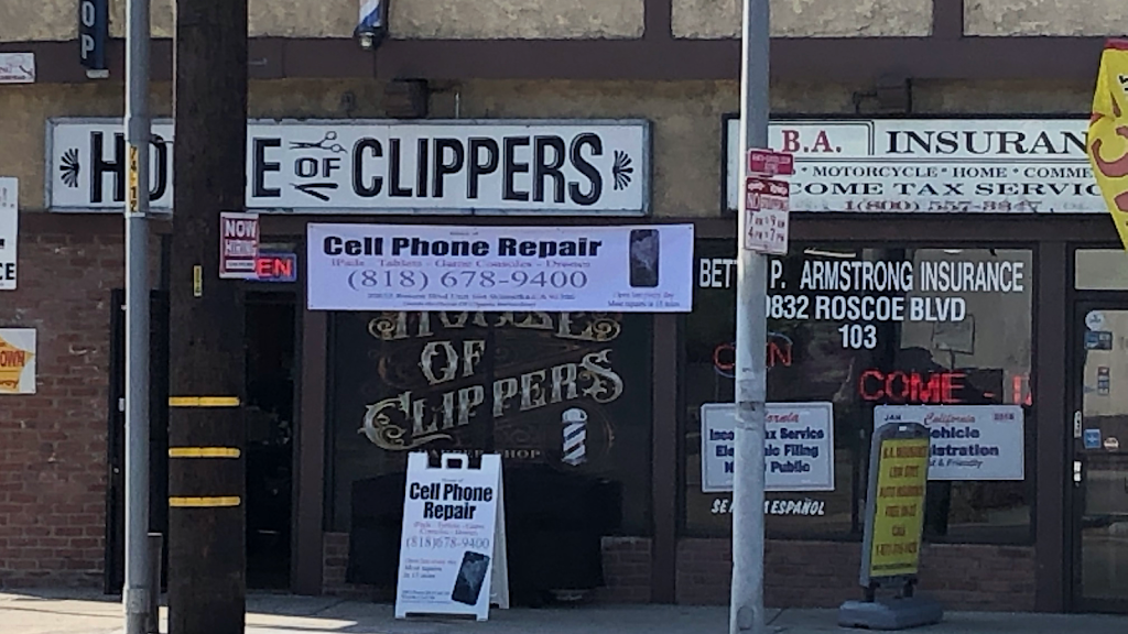 House Of Phone Repair | inside House of Clippers Barbershop, 20832 Roscoe Blvd Unit 104, Winnetka, CA 91306, USA | Phone: (818) 858-7864