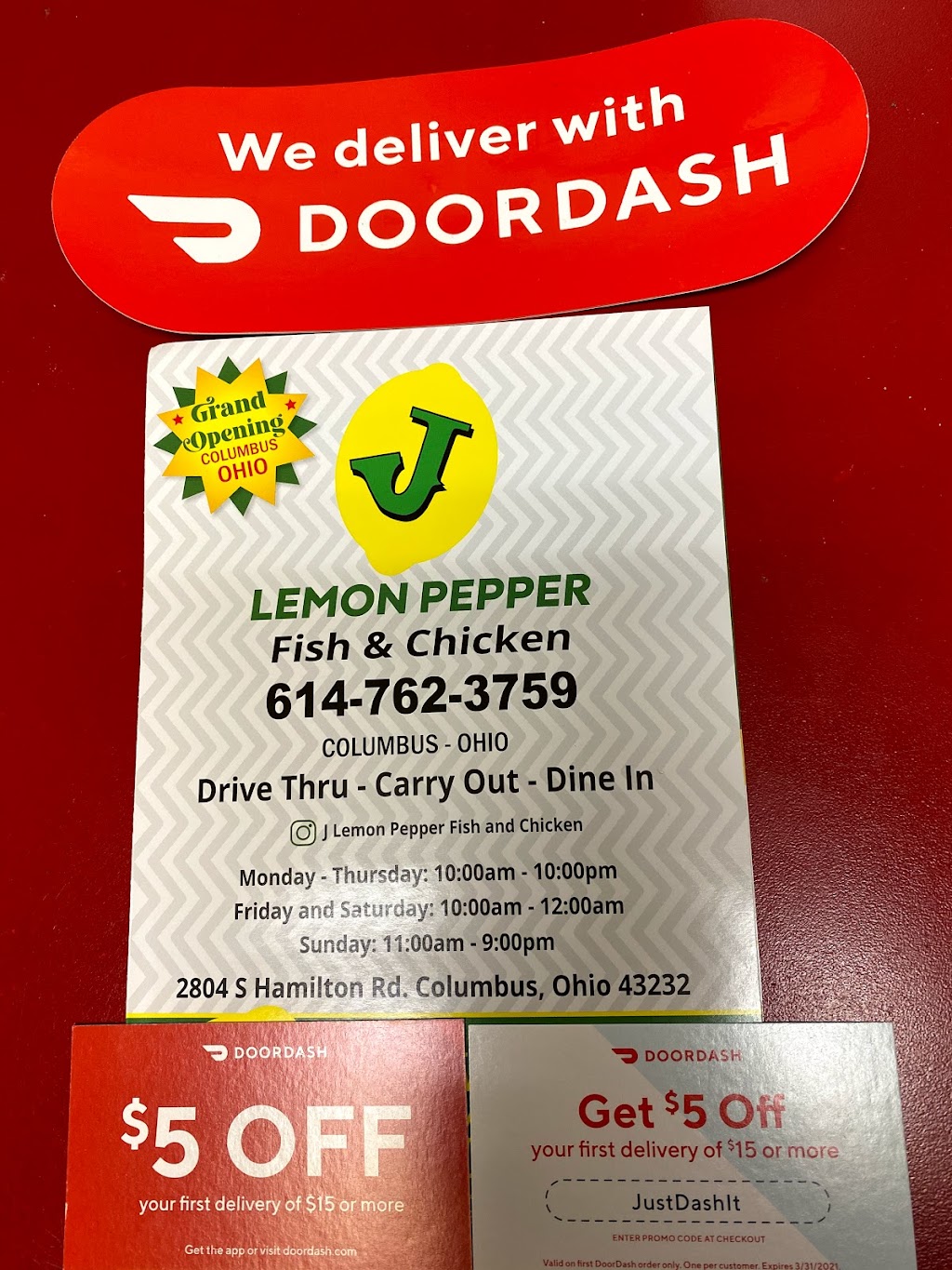J Lemon Pepper fish & Chicken | 2804 S Hamilton Rd, Columbus, OH 43232, USA | Phone: (614) 762-3759