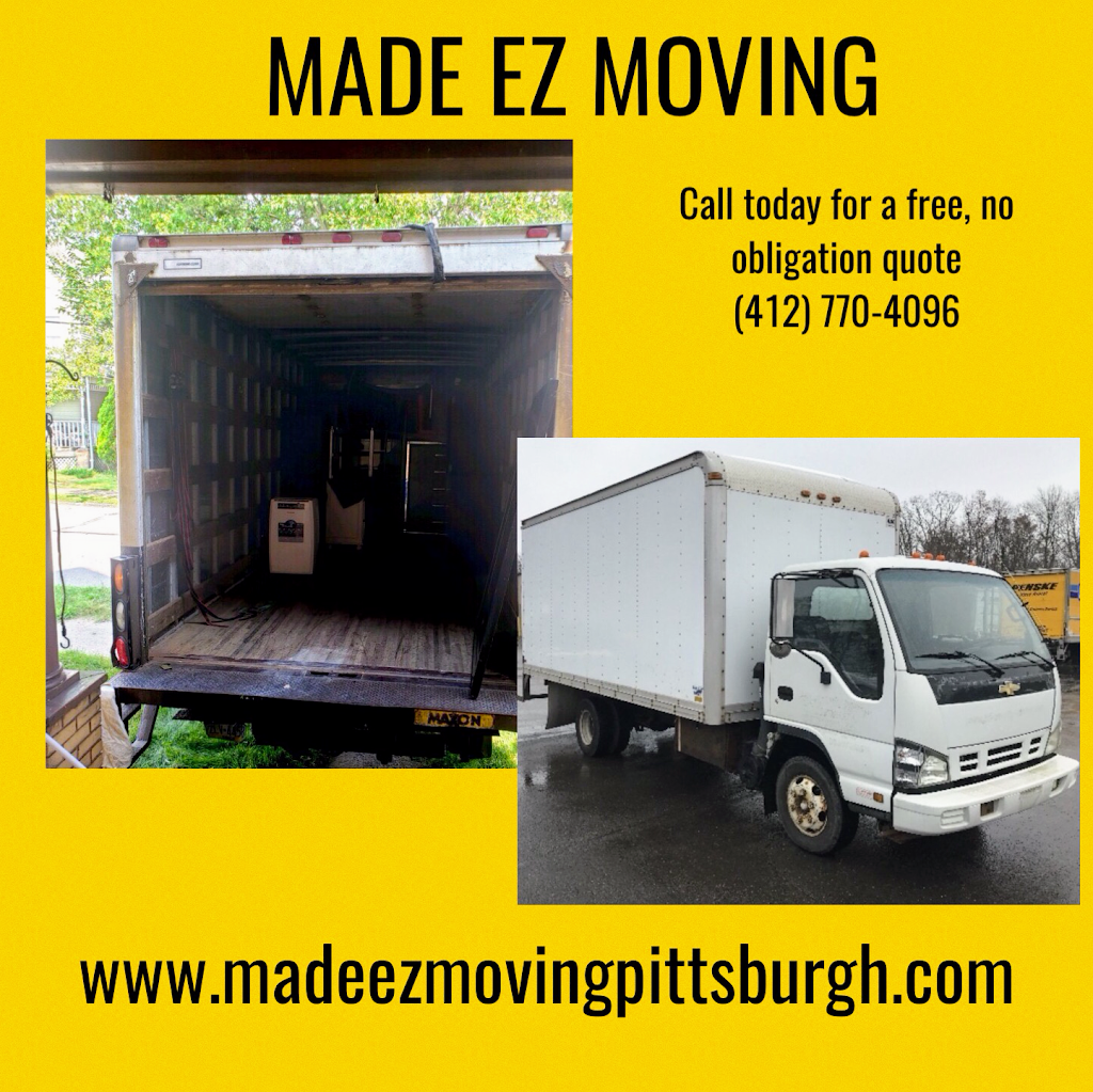 Made EZ Moving | 3839 Delco Rd, Pittsburgh, PA 15227, USA | Phone: (412) 770-4096