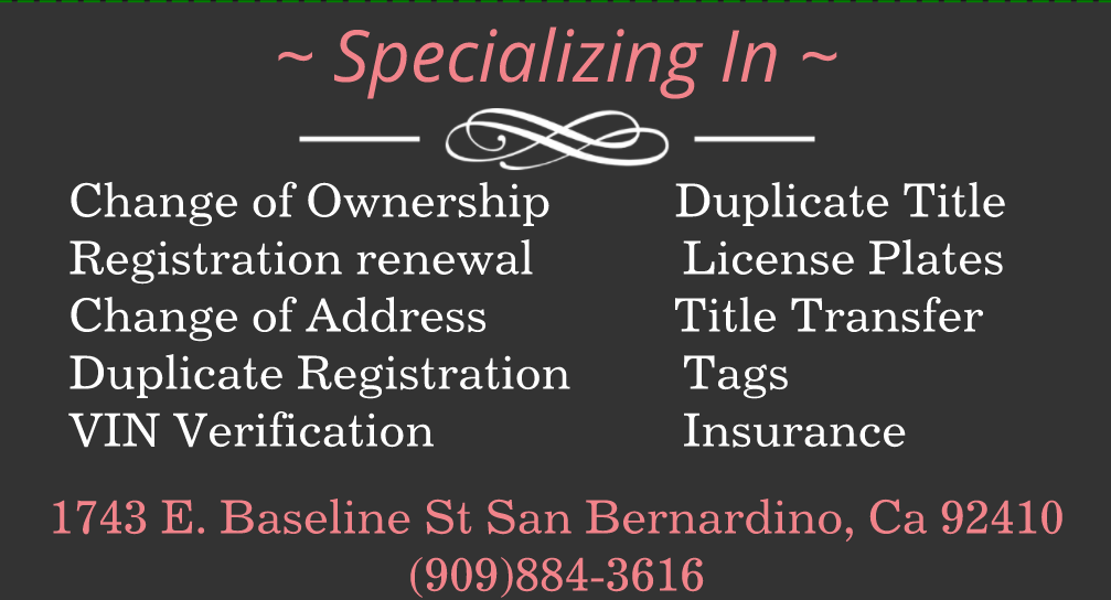 It’s Smog Time & Auto Registration Service | 1743 E Baseline St, San Bernardino, CA 92410, USA | Phone: (909) 884-3616