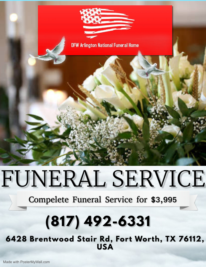 DFW Arlington National Funeral Home | 6428 Brentwood Stair Rd, Fort Worth, TX 76112, USA | Phone: (682) 213-2213