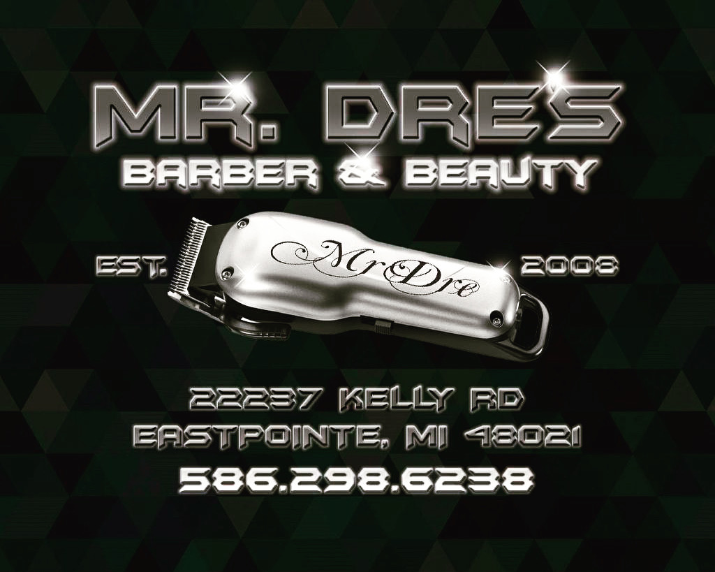 Mr Dres Barber & Beauty | 22237 Kelly Rd, Eastpointe, MI 48021, USA | Phone: (586) 298-6238