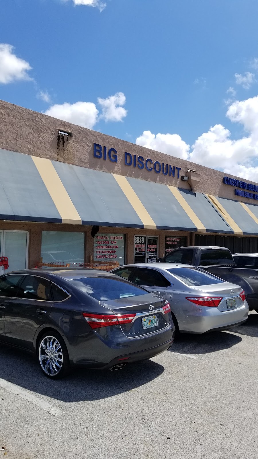 Big Discount LLC | 3939 NW 19th St, Lauderdale Lakes, FL 33311, USA | Phone: (954) 484-4002