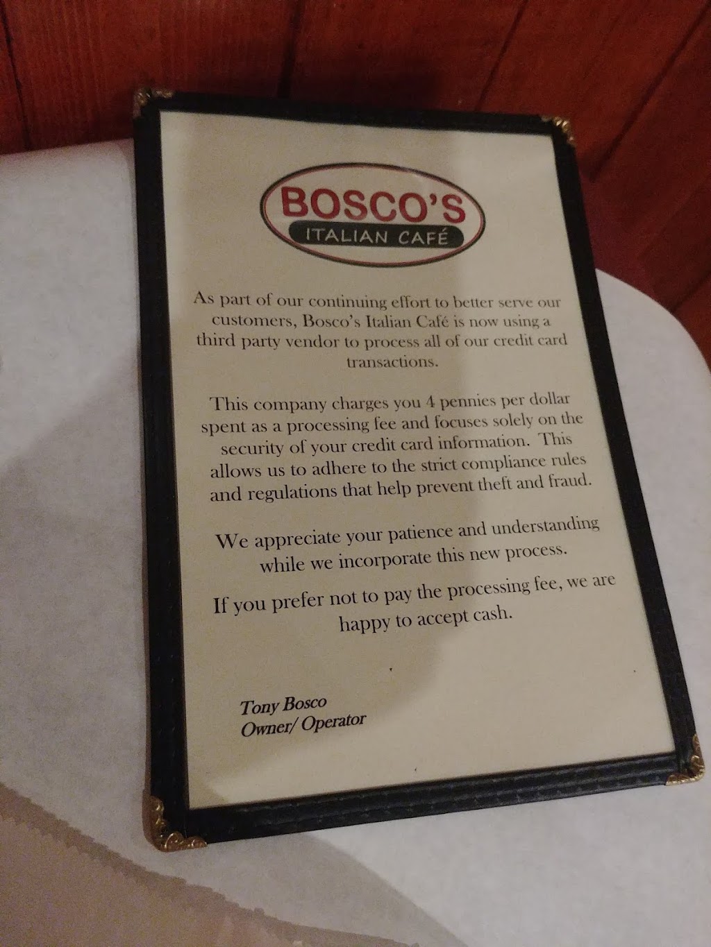 Boscos Italian Cafe | 2040 LA-59 STE 3, Mandeville, LA 70448, USA | Phone: (985) 624-5066