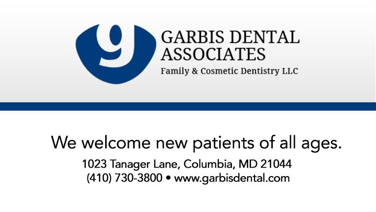 Garbis Dental Associates of Columbia | 10203 Tanager Ln, Columbia, MD 21044, USA | Phone: (410) 730-3800