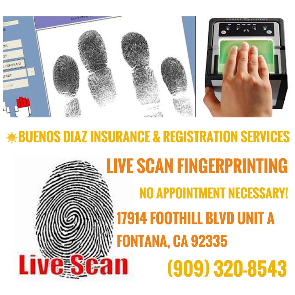 Buenos Diaz Insurance and Registration Services | 17914 Foothill Blvd A, Fontana, CA 92335, USA | Phone: (909) 320-8543