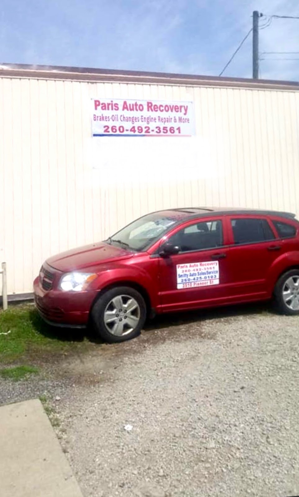 Paris auto recovery | 2510 Pioneer St, Fort Wayne, IN 46803, USA | Phone: (260) 467-0419