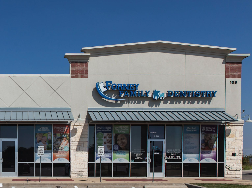 Forney Family Dentistry | 108 E US Hwy 80 Ste 190, Forney, TX 75126, USA | Phone: (972) 564-7575