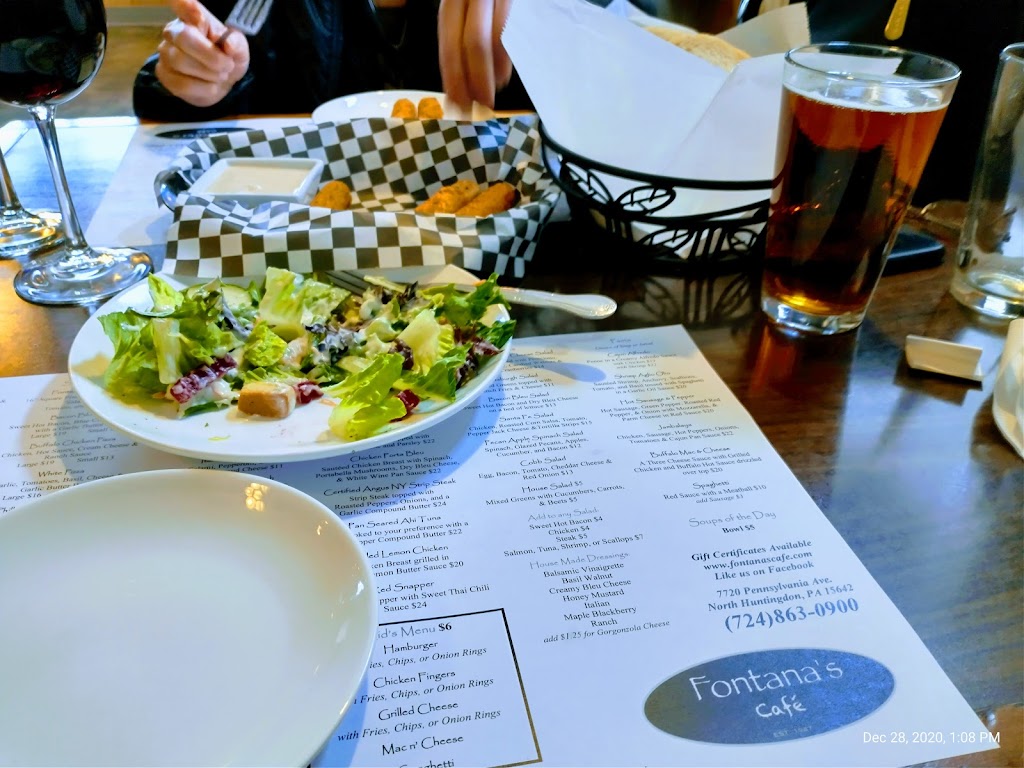 Fontanas Cafe | 7720 Pennsylvania Ave, Irwin, PA 15642, USA | Phone: (724) 863-0900