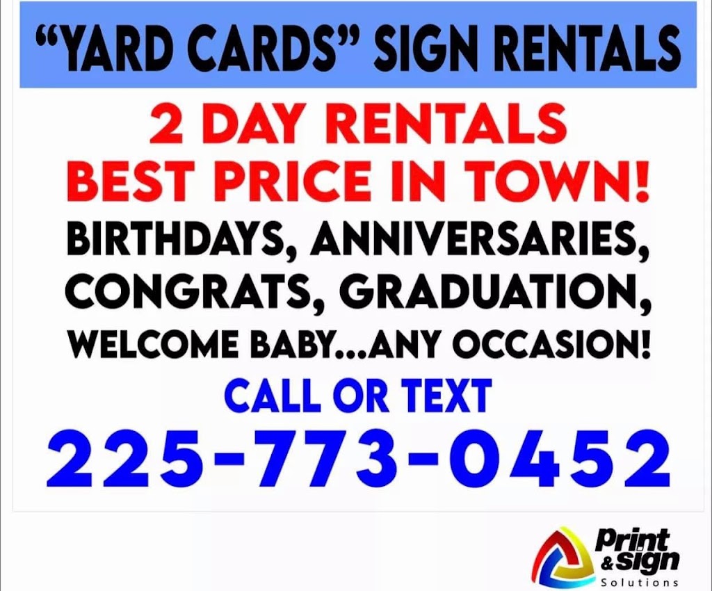 Bringing Joy Yard Signs | 17950 Mayflower Ln, Livingston, LA 70754, USA | Phone: (225) 773-0452