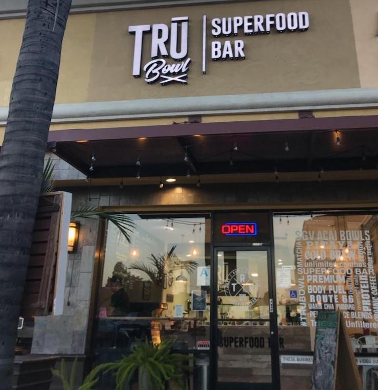 TRU Bowl Superfood Bar | 1137 E Alosta Ave, Azusa, CA 91702 | Phone: (626) 914-1424