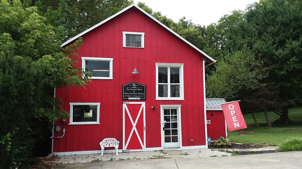 The Scarlet Barn & Gray Antique Shops | 229 High St, Waynesville, OH 45068, USA | Phone: (937) 516-8891