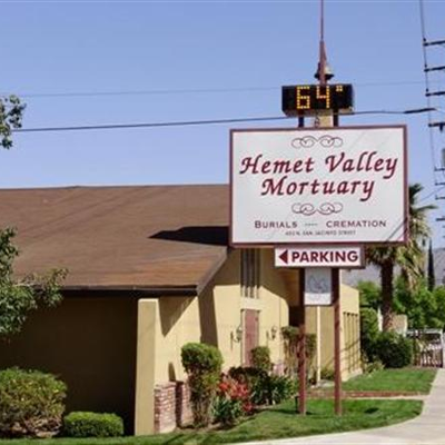 Hemet Valley Mortuary | 403 N San Jacinto St, Hemet, CA 92543, USA | Phone: (951) 658-4433
