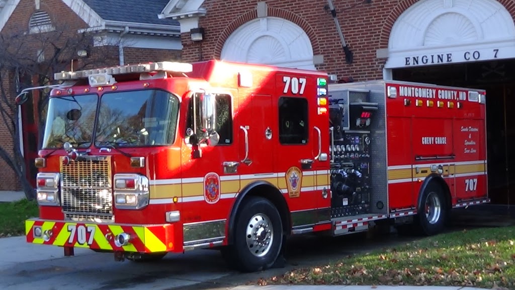 Chevy Chase Fire Department | 8001 Connecticut Ave, Chevy Chase, MD 20815, USA | Phone: (240) 773-4707