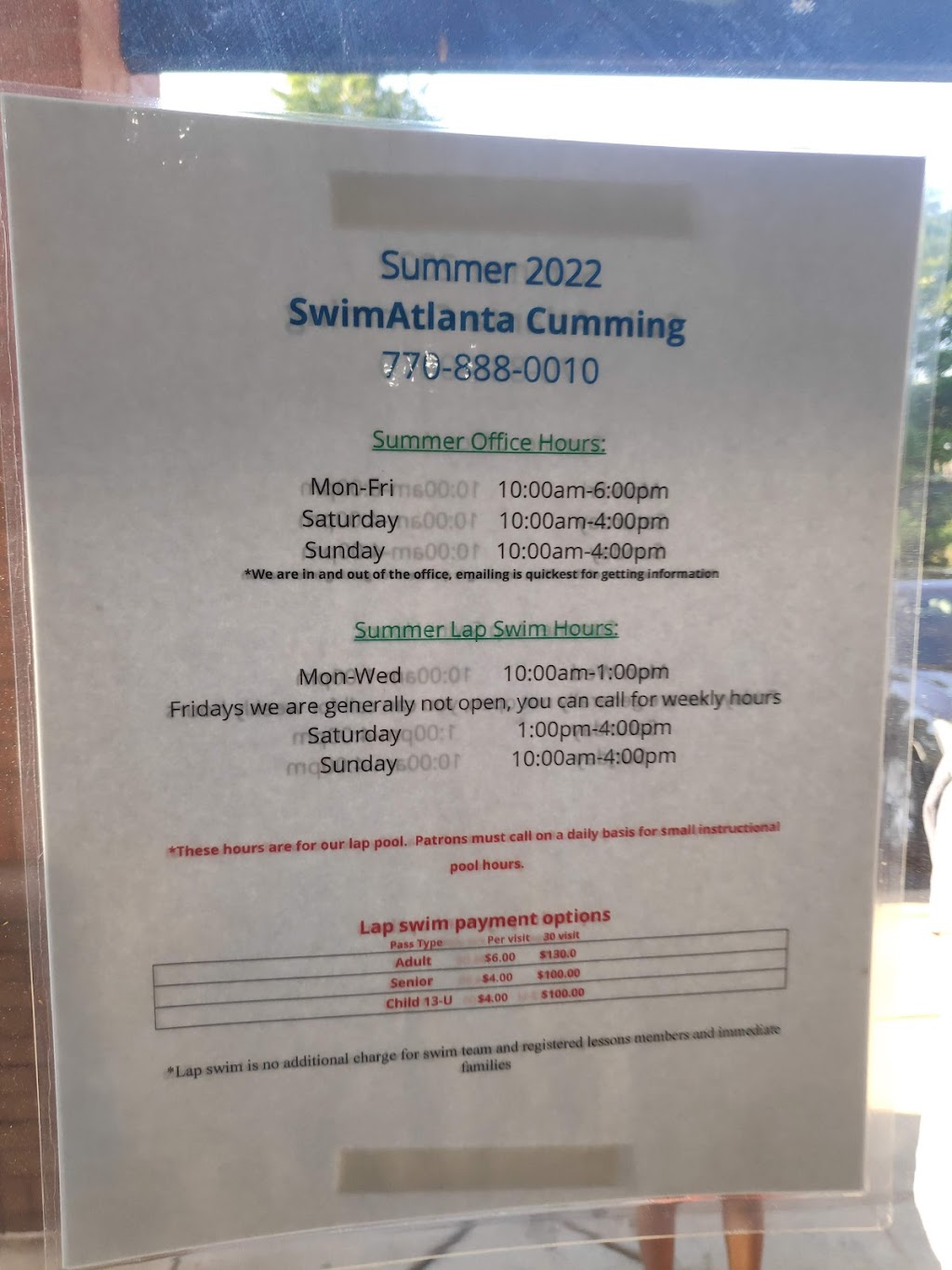 Swim Atlanta Ltd | 5059 Post Rd, Cumming, GA 30040, USA | Phone: (770) 888-0010