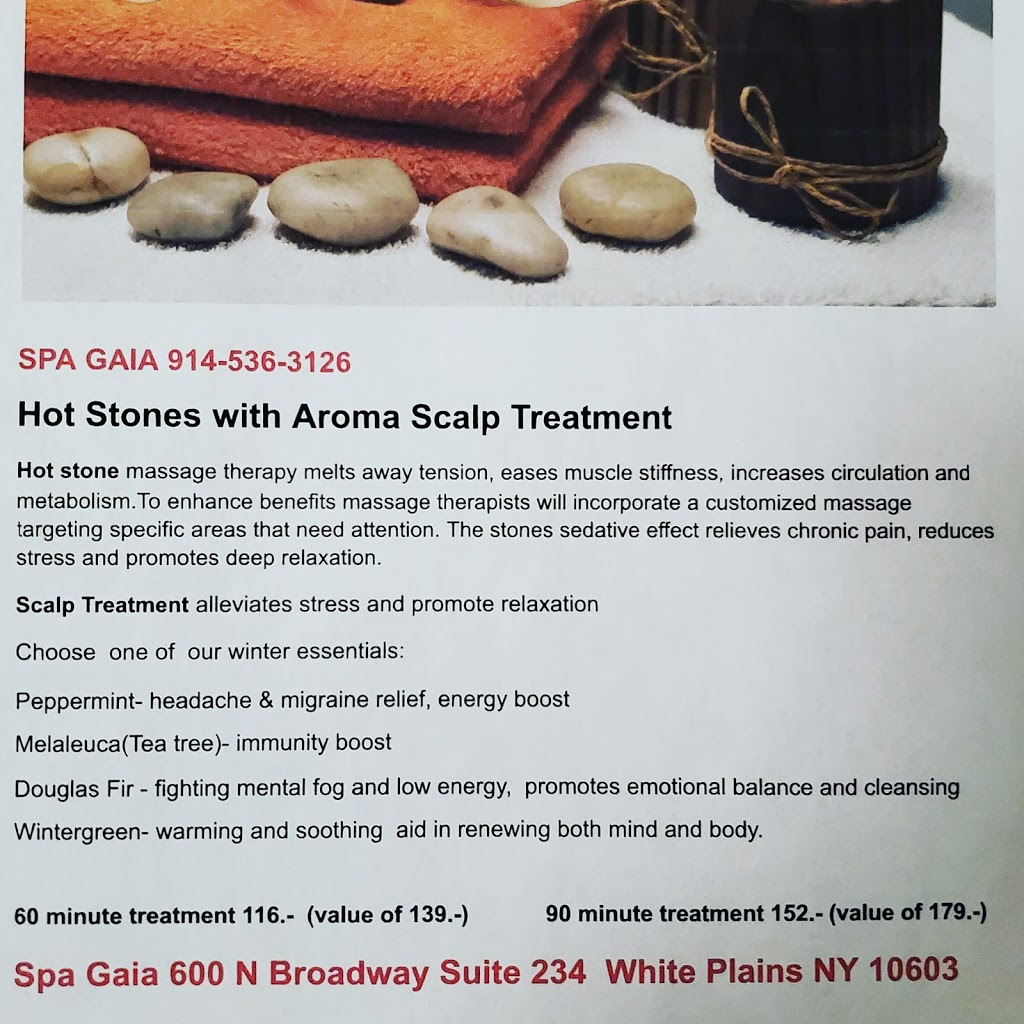 SPA GAIA NY formerly Massage By GK | 600 N Broadway Suite#234, White Plains, NY 10603, USA | Phone: (914) 536-3126