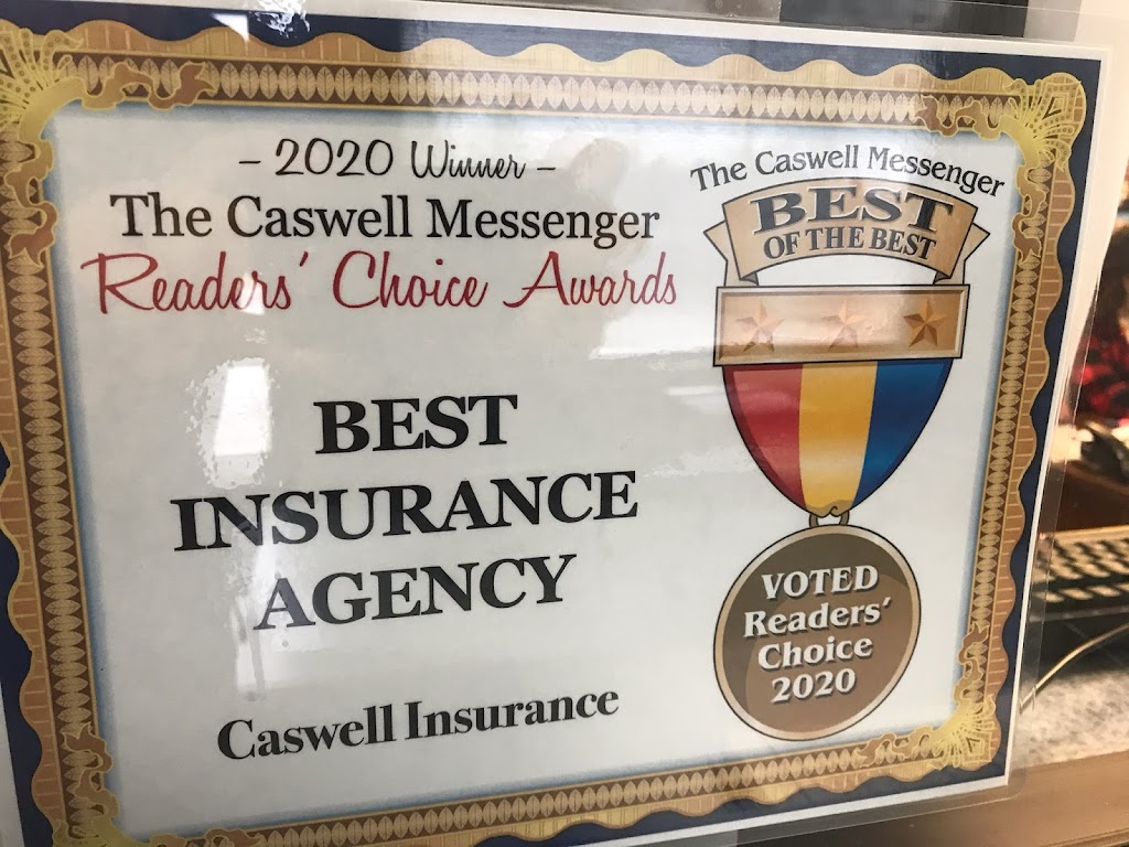 Caswell Insurance Services Inc | 1208 Main St, Yanceyville, NC 27379, USA | Phone: (336) 694-4021