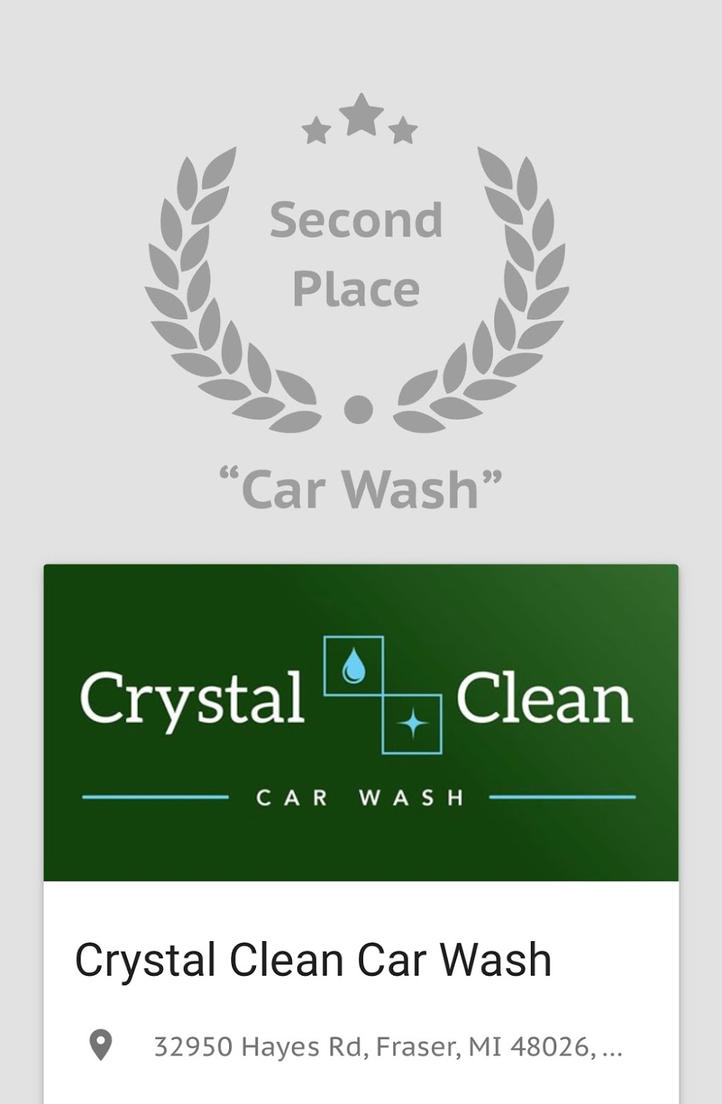 Crystal Clean Car Wash | 32950 Hayes Rd, Fraser, MI 48026, USA | Phone: (248) 284-5566