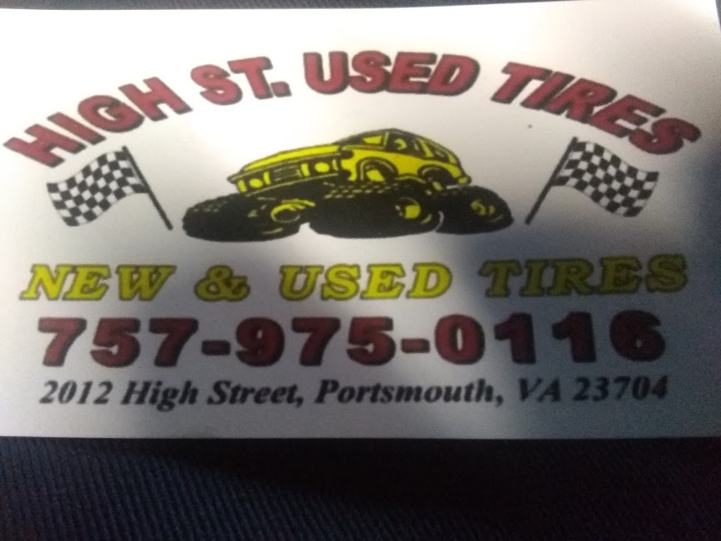 High St used & new tires. | 2012 High St, Portsmouth, VA 23704 | Phone: (757) 800-3889