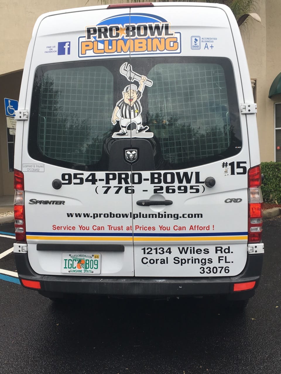Pro Bowl Plumbing | 12134 Wiles Rd, Coral Springs, FL 33076, USA | Phone: (954) 346-9873