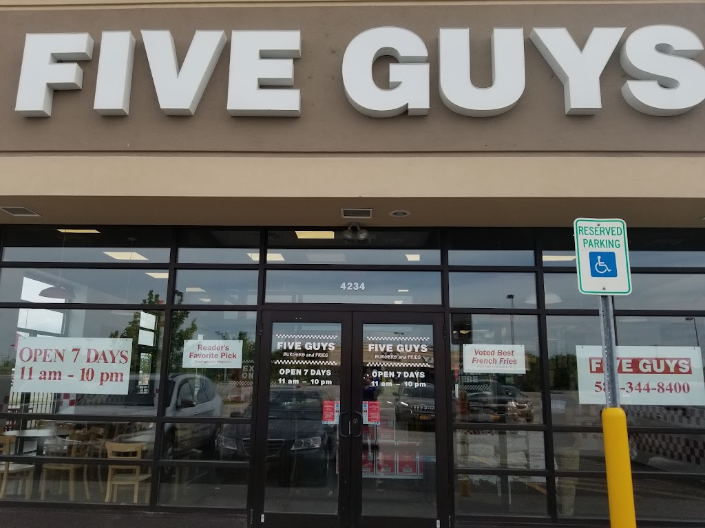 Five Guys | 4234 Veterans Memorial Dr, Batavia, NY 14020, USA | Phone: (585) 344-8400