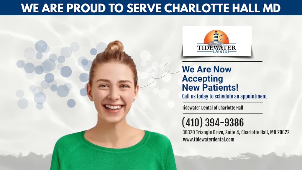 Tidewater Dental of Charlotte Hall | 30320 Triangle Dr, Charlotte Hall, MD 20622, USA | Phone: (410) 394-9386