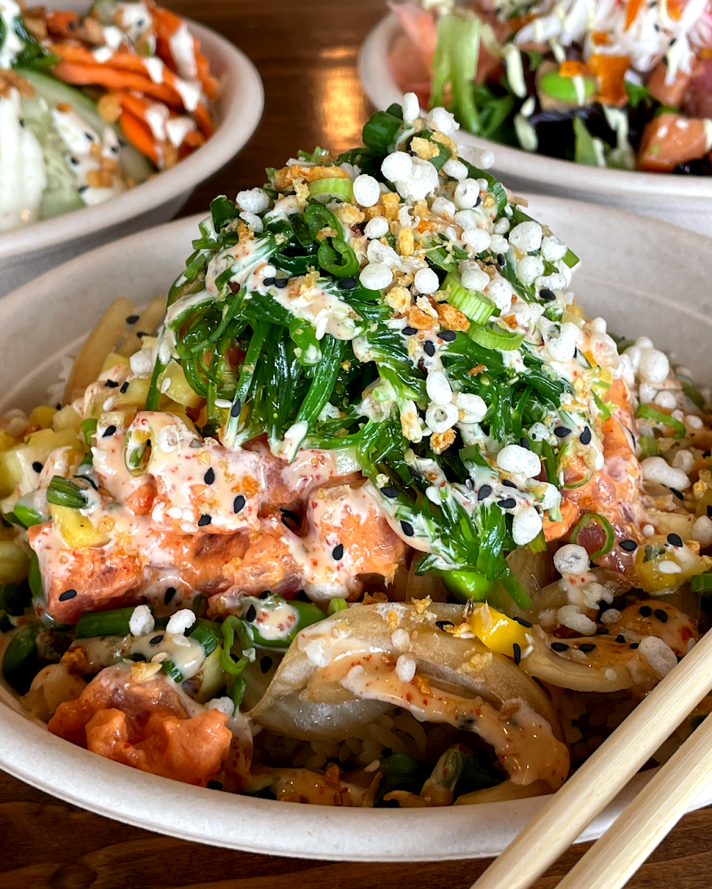 Island Fin Poké Company - Peachtree City | 100 N Peachtree Pkwy Suite 6, Peachtree City, GA 30269, USA | Phone: (678) 834-5777