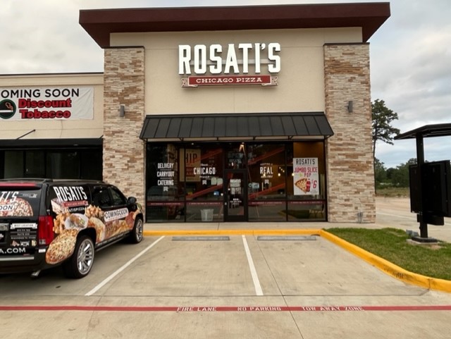 Rosatis Pizza | 4150 Farm to Market Rd 1488 Suite 120, Conroe, TX 77384, USA | Phone: (936) 266-0278