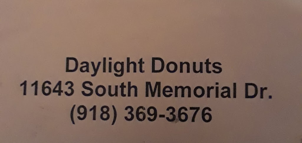 Daylight Donuts | 15020 S Memorial Dr # B, Bixby, OK 74008, USA | Phone: (918) 366-4113
