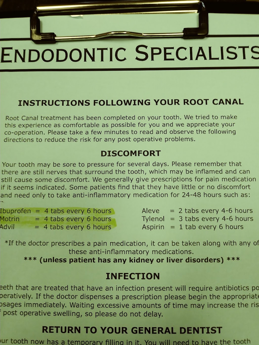 Endodontic Specialists Clearwater | 2450 Sunset Point Rd, Clearwater, FL 33765, USA | Phone: (727) 303-0600