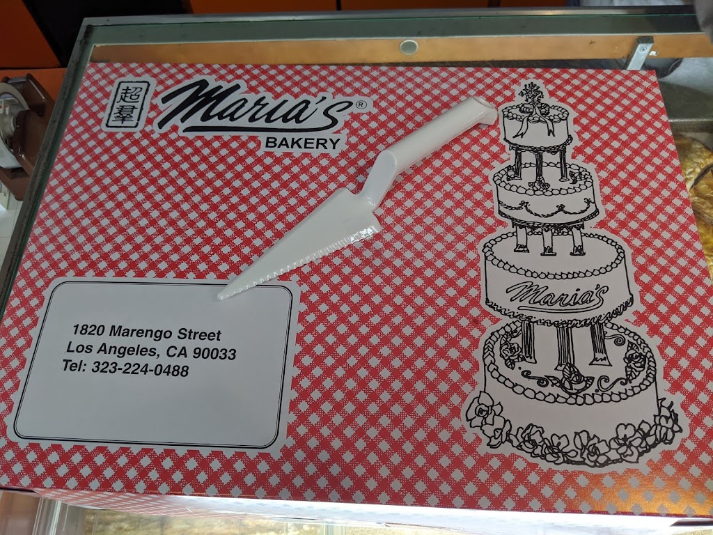 Marias Bakery Inc | 1820 Marengo St, Los Angeles, CA 90033, USA | Phone: (323) 224-0488